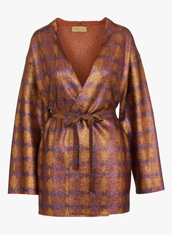Sequin vest MOMONI Brown